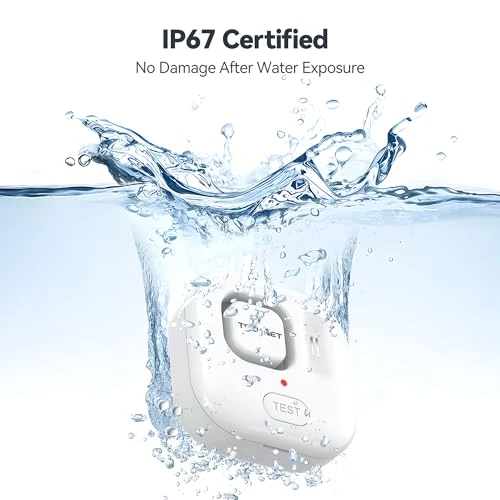 WiFi Water Leak Detectors with App Alerts and Sound Alarm — Water Leak Detection Systems, TECKNET