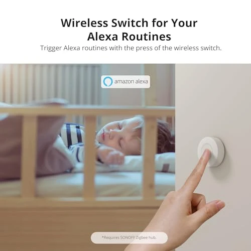 Zigbee Wireless Push Button — Smart Motion Sensors, Sonoff