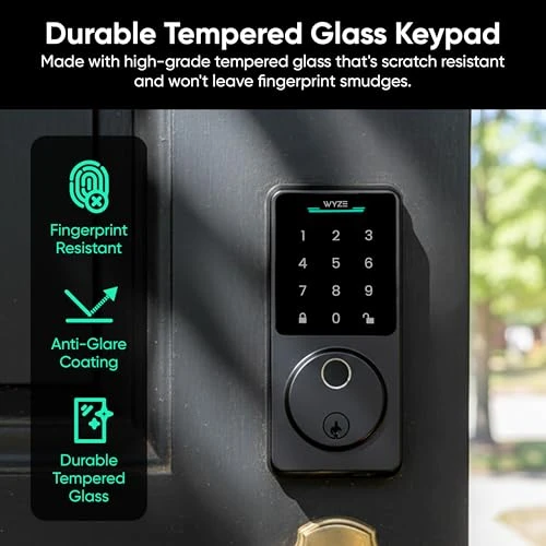 Auto-Lock Bolt Fingerprint Keyless Entry Smart Lock — Deadbolts, Wyze