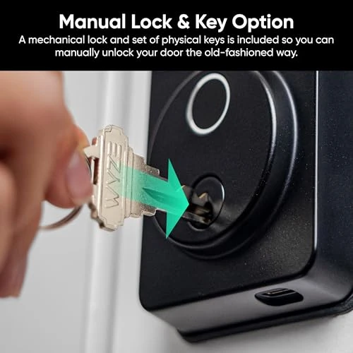 Auto-Lock Bolt Fingerprint Keyless Entry Smart Lock — Deadbolts, Wyze
