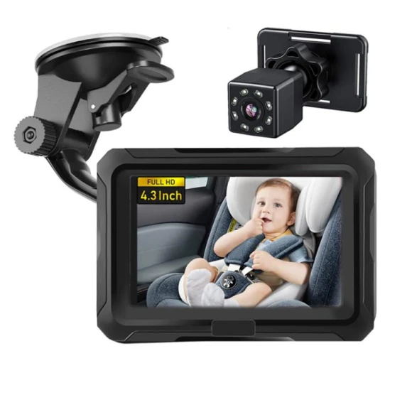Car Baby Monitor with Infrared Night Vision — Rearview Cameras for Cars