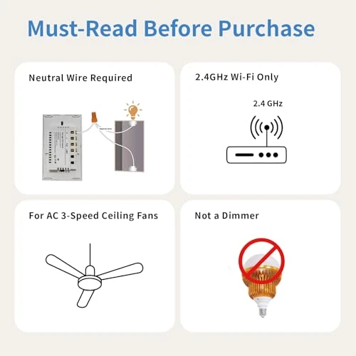 Ceiling Fan and Light Switch — Ceiling Fan Wall Controls, ZINDRA