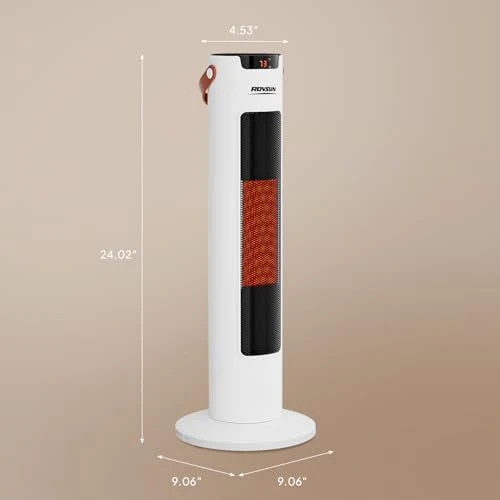 Electric Space Heater with Remote and App Control — Portable Heating Solutions, ROVSUN