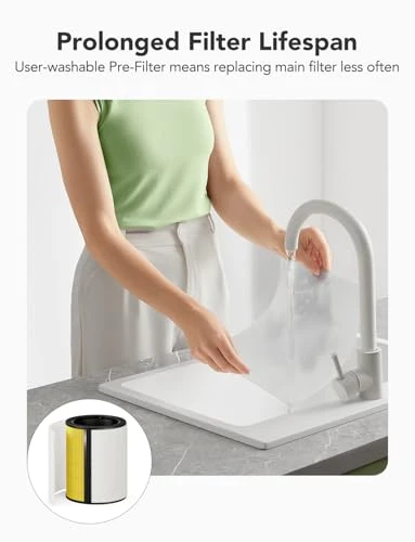 Smart Air Purifier for Large Rooms — Activated Carbon Air Purifiers, GoveeLife