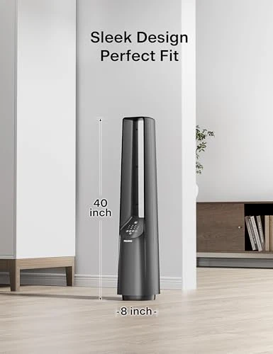Smart Bladeless Tower Fan — Portable Cooling Solutions, PELONIS
