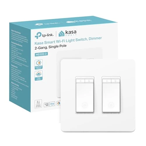 Smart Dimmer Switch 2-Gang — Light Dimmers, Kasa Smart