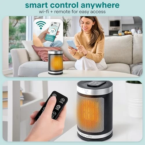 Smart Space Heater — Portable Heating Solutions, SereneLife