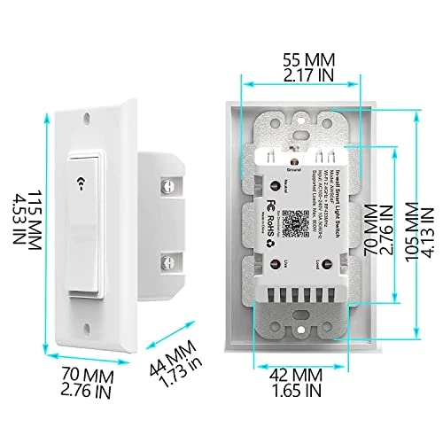 Smart Switch with App and Remote Control — Dimmer Switches, Avatar Controls