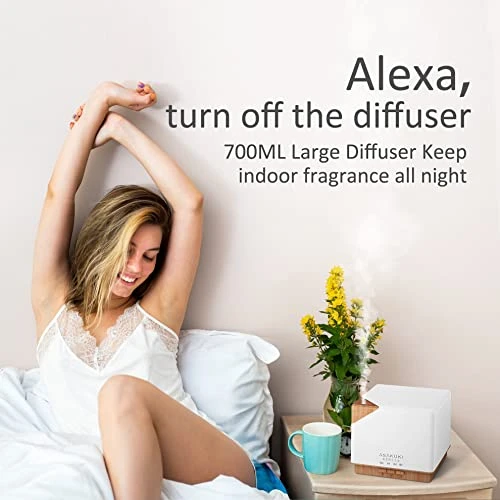 Smart WiFi Essential Oil Aromatherapy Diffuser — Diffusers, ASAKUKI