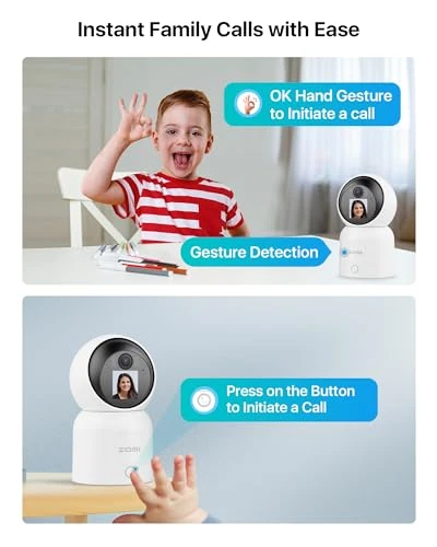 Smart WiFi Security Camera with Screen — Cameras & Monitors, ZOSI