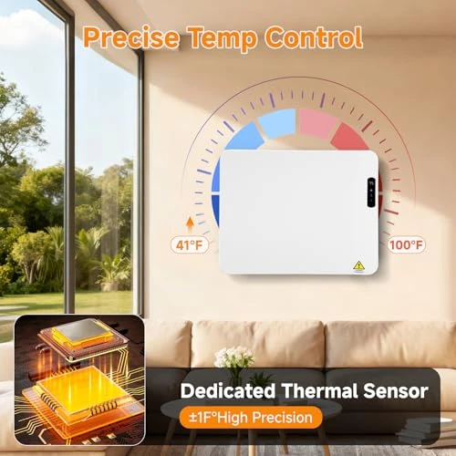 Wall Convection Space Heater Panel — Portable Heating Solutions, SENMIY