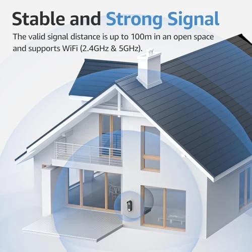 Wireless Smart Video Doorbell System — Smart Home Security, WISDOM VIEW