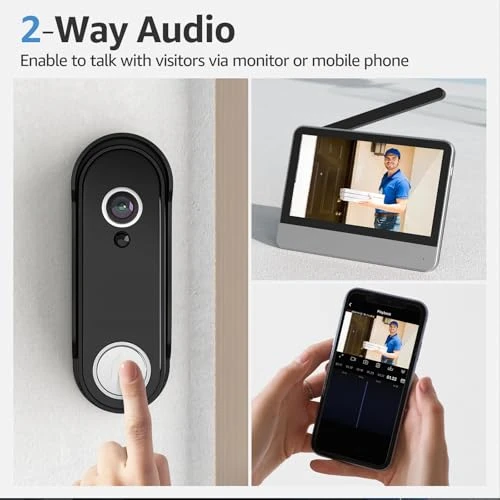 Wireless Smart Video Doorbell System — Smart Home Security, WISDOM VIEW