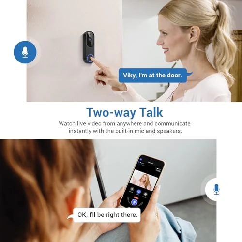 Wireless Video Doorbell Camera — Smart Home Security, SearByte