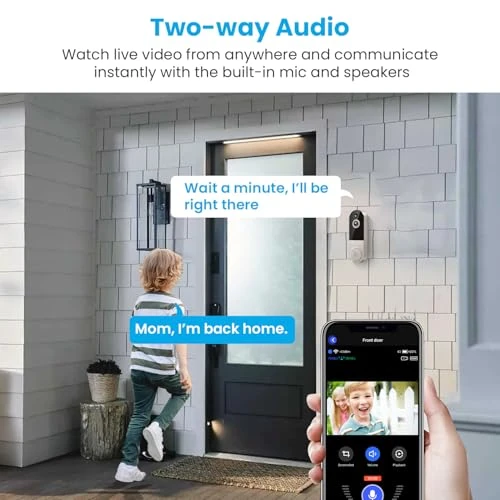 Wireless Video Doorbell Camera — Smart Home Security, BoomChill