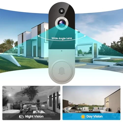 Wireless Video Doorbell Camera — Smart Home Security, BoomChill