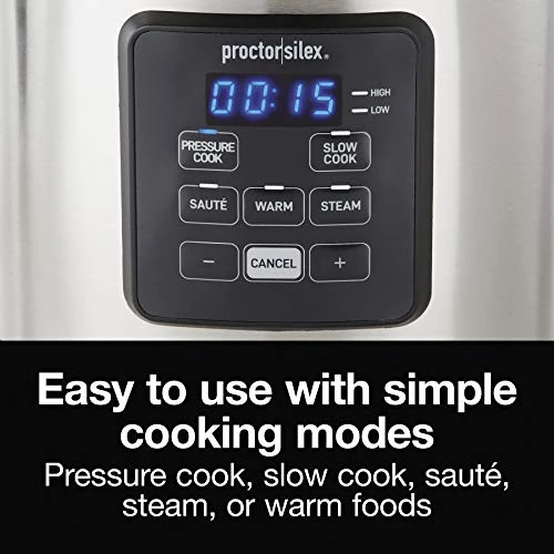 4-in-1 Electric Pressure Cooker — Electric Pressure Cookers, Proctor Silex
