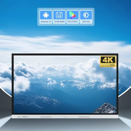 55 Inch 4K Smart Interactive Whiteboard — Electronic Whiteboards, NEWORK