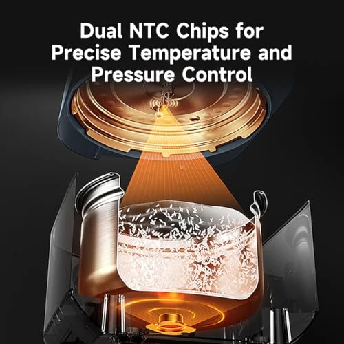 8-in-1 Electric Pressure Cooker with Dual Pots — Electric Pressure Cookers, Midea