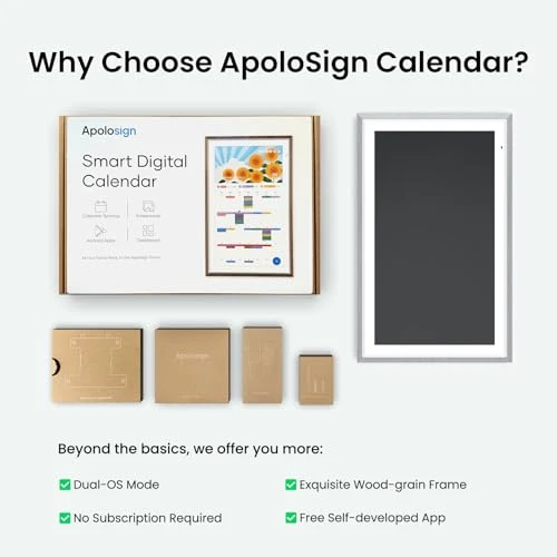 Digital Calendar with Touchscreen — Calendars, Apolosign