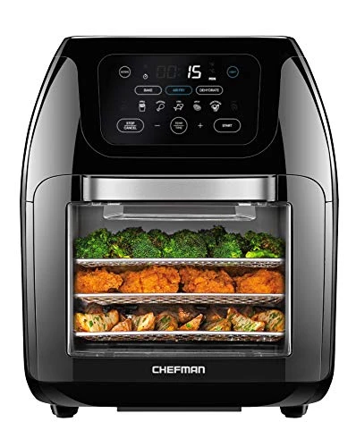 Multifunctional Digital Air Fryer with Rotisserie, Dehydrator, and Convection Oven — Air Fryers, Chefman
