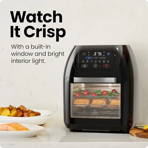 Multifunctional Digital Air Fryer with Rotisserie, Dehydrator, and Convection Oven — Air Fryers, Chefman