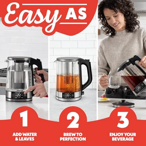 Programmable Digital Glass Kettle — Kettles & Tea Machines, Gourmia