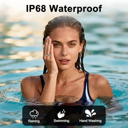 Smart Health Ring with Vibration Alert and Touch Control — Smart Rings, uaue