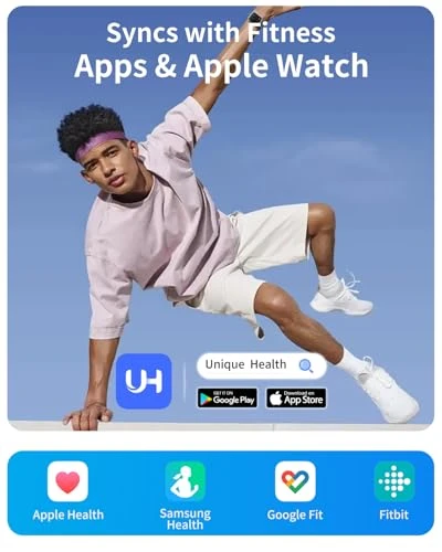 Smart Scale for Body Weight with BMI, Body Fat, Muscle Mass, Water Percentage — Body Composition Analysis, Witcaremed