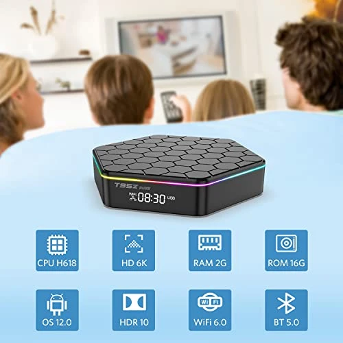 TV Box with Backlit Mini Wireless Keyboard — Streaming Devices, Sidiwen