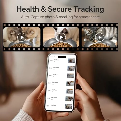 Automatic Cat Feeder with Dual HD Camera and Interactive Toy — Smart Pet Feeders, Centvicam