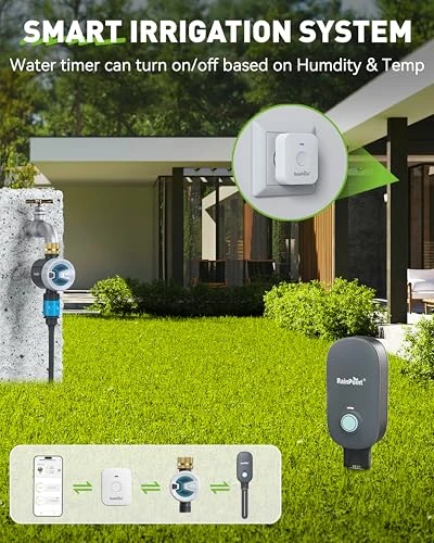 Bluetooth Soil Moisture and Air Temperature Meter — Hygrometers, RainPoint