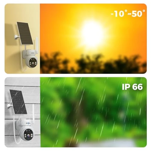 Cellular Security Camera Solar Powered — Outdoor Security Cameras, Hiseeu