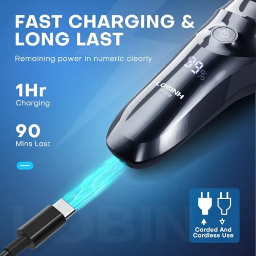 Electric Shaver — Nose & Ear Trimmers, LOBINH