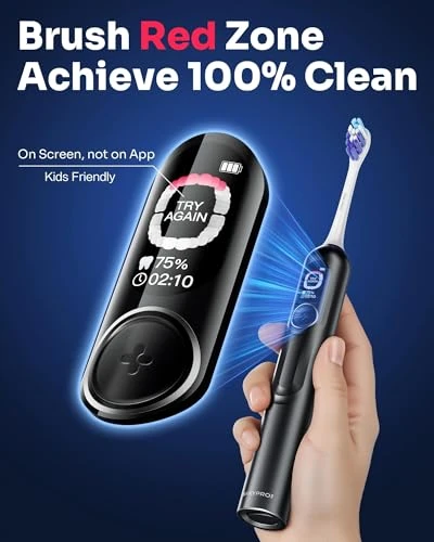 Electric Toothbrush with AI Smart Screen — Sonic Electric Toothbrushes, SAKYPRORAL