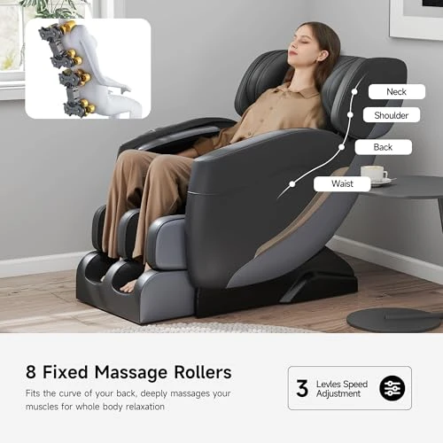 Massage Chair Full Body Zero Gravity Recliner — Back Relief Solutions, SMAGREHO