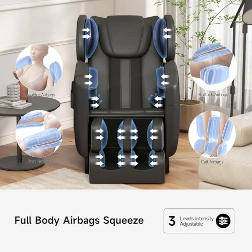 Massage Chair Full Body Zero Gravity Recliner — Back Relief Solutions, SMAGREHO