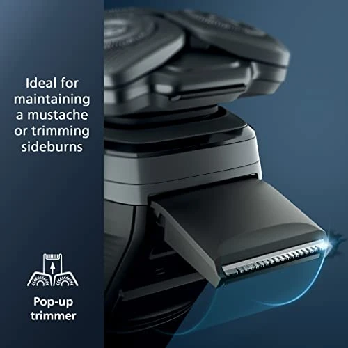 Rechargeable Wet & Dry Shaver with Pop-Up Trimmer — Rotary, Philips