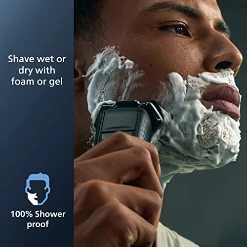 Rechargeable Wet & Dry Shaver with Pop-Up Trimmer — Rotary, Philips