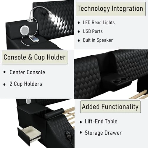 Smart Bed with Massage Recliner Chair — , Wirktive