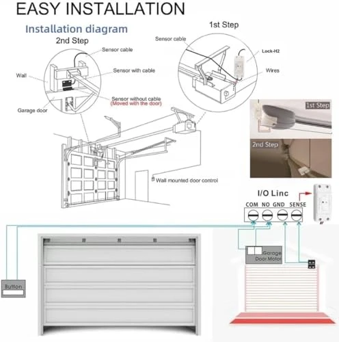 Smart Garage Door Opener Controller — Keypads & Remotes, Huacaoe