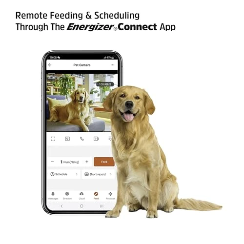 Smart Pet Treater with 2K Video Camera — Cameras & Monitors, Energizer
