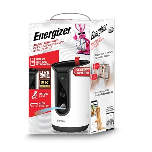 Smart Pet Treater with 2K Video Camera — Cameras & Monitors, Energizer