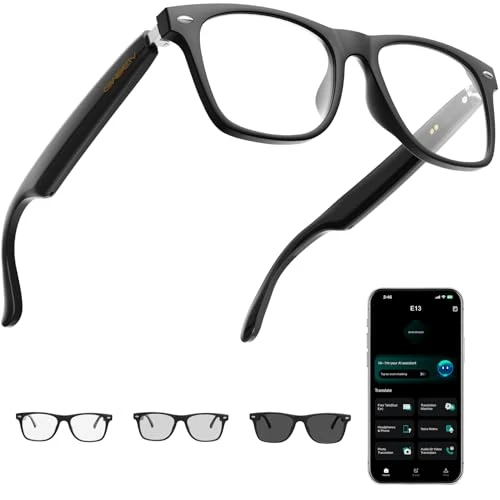 AI Smart Glasses with Chat GPT, Translation, Music Playback, and Hands-Free Calls — Smart Glasses, Giwbeiv