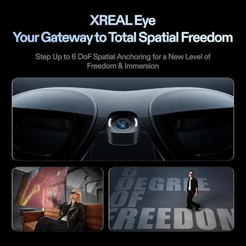 AR Glasses with 57° Field of View, 171-inch Virtual Screen, and Bose Audio — Smart Glasses, XREAL