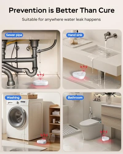 Water Leak Detector with App Alerts — Water Leak Detection Systems, MOXIV