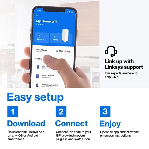 WiFi 6 Mesh Router System — Routers, Linksys