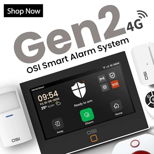 Alarm System for Home Security — Smart Home Security, OSI