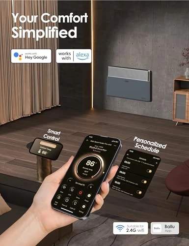 Convection Panel Space Heater for Large Room — Portable Heating Solutions, Ballu