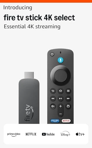 Fire TV Stick 4K Select — Ultra HD Media Players, Amazon